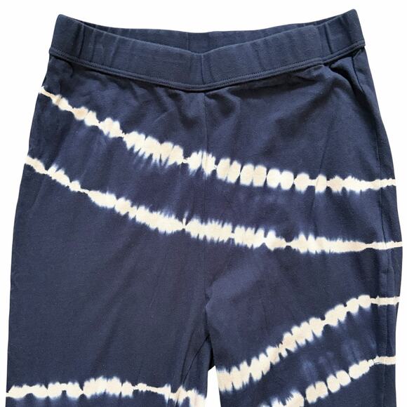 The Upside Revolve Tie Dye Long John Pants Small/6 Indigo Loungewear Comfort NWT - Picture 3 of 11